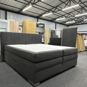 Ágyneműtartós Franciaágy Boxspring 180x200