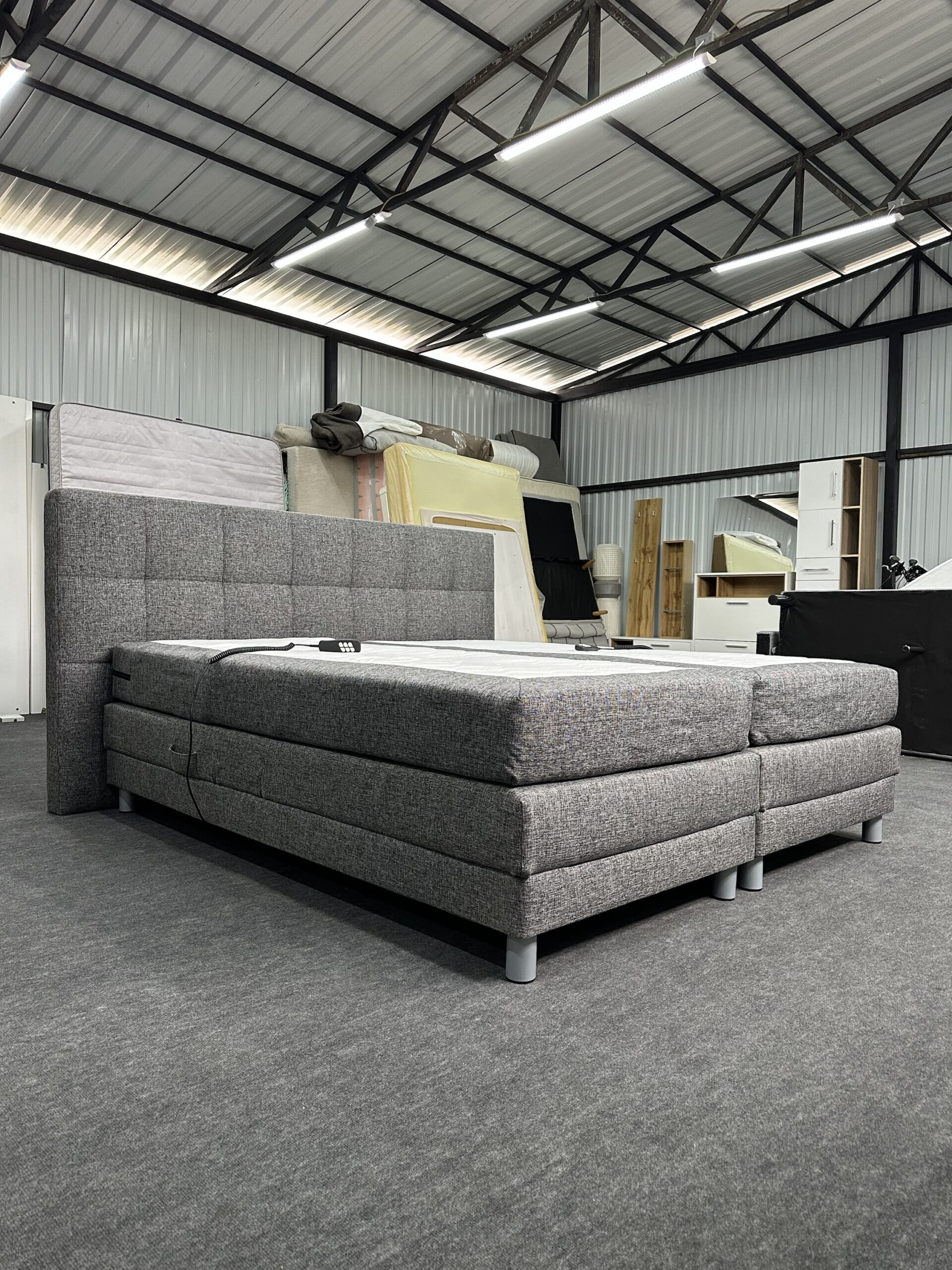 Elektromos Boxspring Franciaágy 180x200