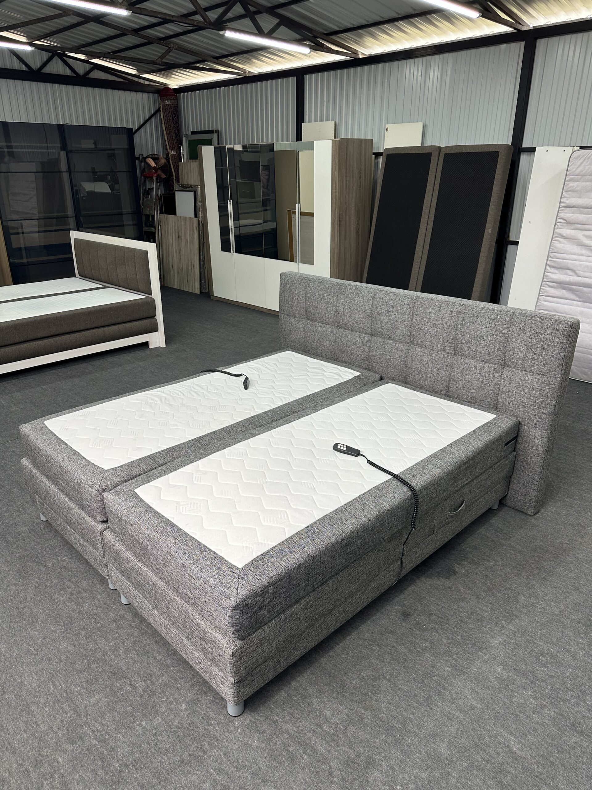 Elektromos Boxspring Franciaágy 180x200 - Image 4