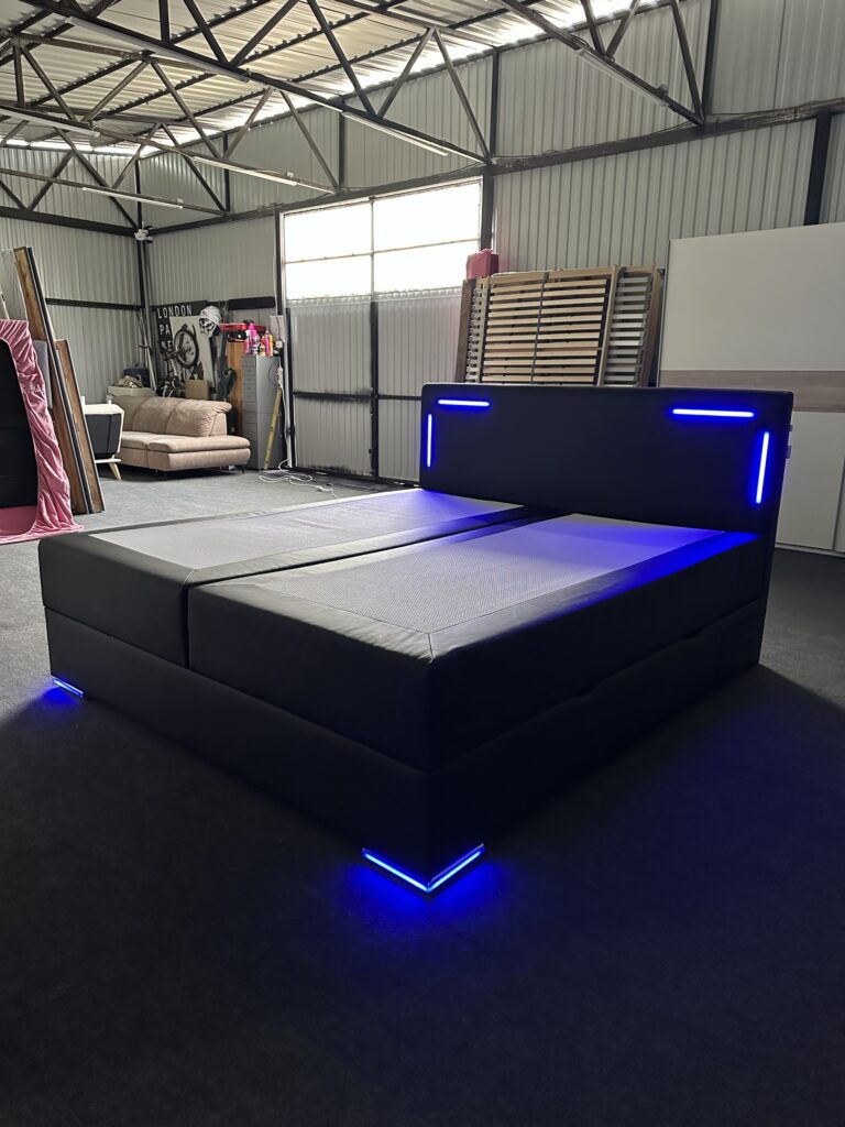 Boxspring Franciaágy Ágyneműtartós 180x200